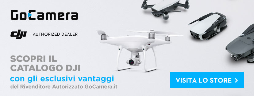 Go Camera<br>Entra nel mondo<br>DJI Store